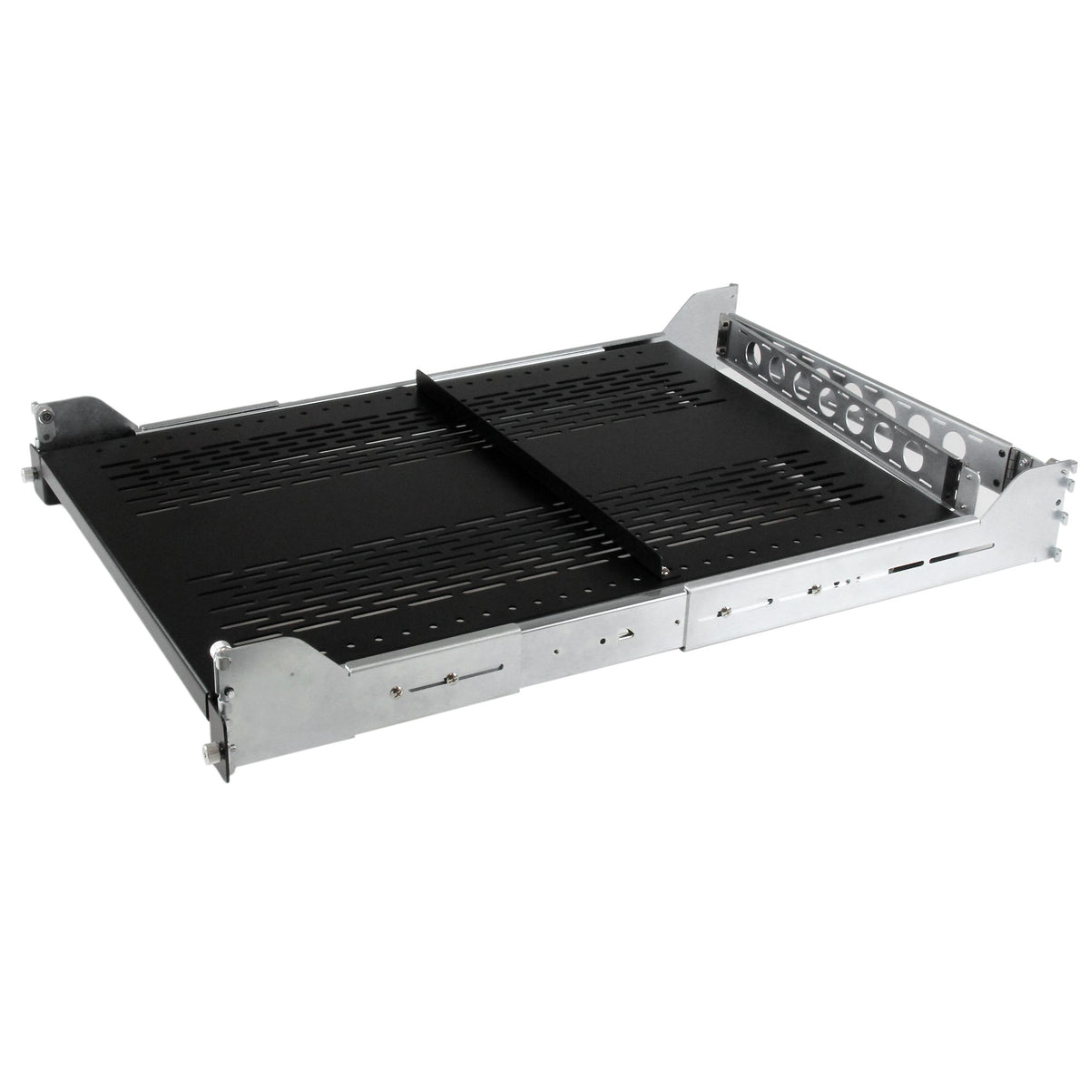StarTech Add a vented, sliding shelf with integrated cable management into virtually any