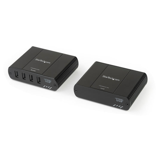 StarTech USB 2.0 extender kit connects 4 remote USB devices up to 330ft over CAT5e/CAT6 e