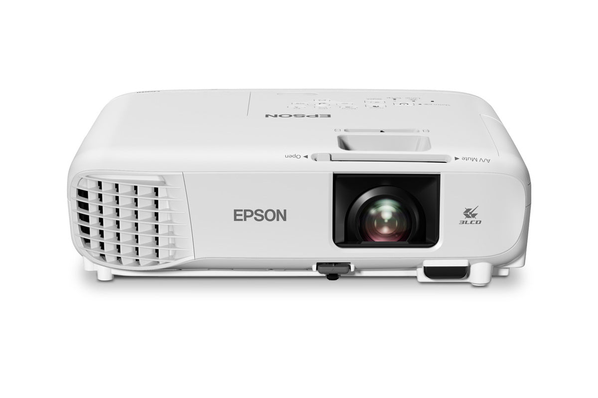 EPSON POWERLITE E24 CLASSROOM PROJECTOR, 3600 LUMENS, XGA, WHITE