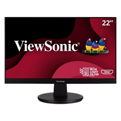 VIEWSONIC 22 MVA LCD MNTR HDMI VGA FRAMELESS 1920X1080 RESOLUTION