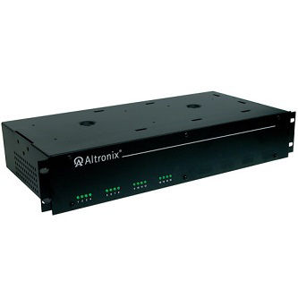 Altronix 16 Fuse Protected Outputs Power Supply, 56VDC @ 6.5A, 115VAC, 2U