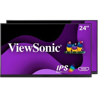 VIEWSONIC 24IN DUAL PACK HEAD-ONLY 1080P IPS MONITORS W/ HDMI DP VGA