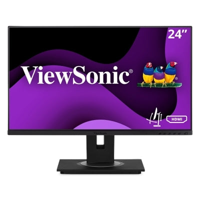 Viewsonic 24" Ergonomic 40-Degree Tilt 1080p IPS Monitor w/ HDMI, DP, VGA.