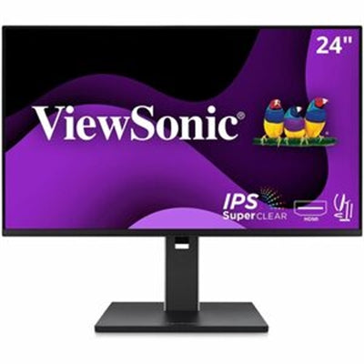 Viewsonic 24 1080p Ergonomic 100Hz Monitor with HDMI, DisplayPort, and USB Hub.