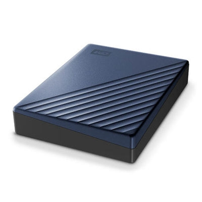 WD 2TB My Passport Ultra Blue Portable External Hard Drive, USB-C