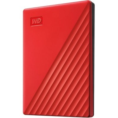 WESTERN WD 2TB MY PASSPORT PORTABLE HARD DRIVE 3.0 MODEL RED