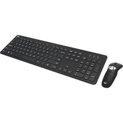 Adesso Wireless presenter air mouse with full size keyboard