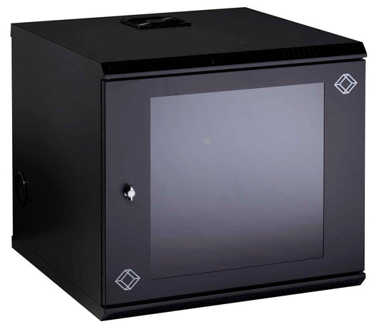 10U Wallmount Cabinet 22inch W x 23.5inch D M6 Square Holes