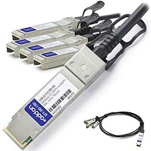 AddOn Arista Networks CAB-Q-S-0.5M Compatible TAA Compliant 40GBase-CU QSFP+ to