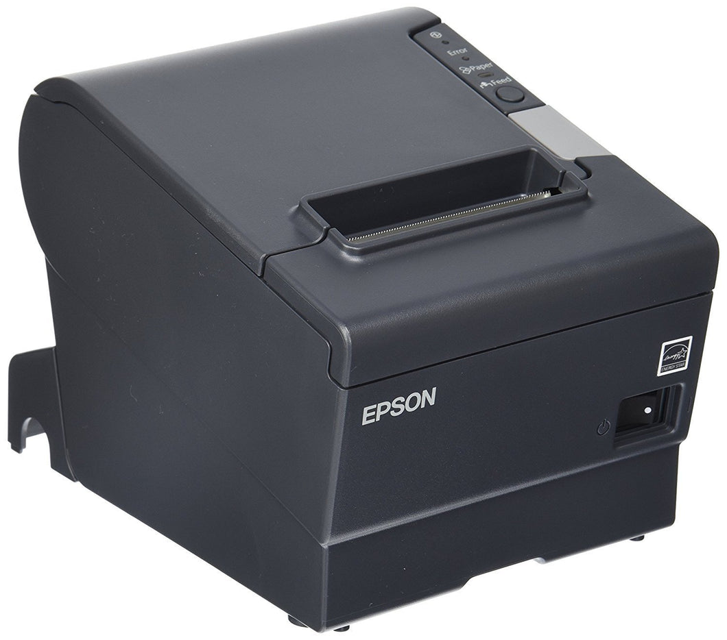 EPSON, TM-T88V, THERMAL RECEIPT PRINTER - ENERGY STAR RATED, EPSON DARK GRAY, USB & PARALLEL INTERFACES, PS-180 POWER SUPPLY, REQUIRES A CABLE