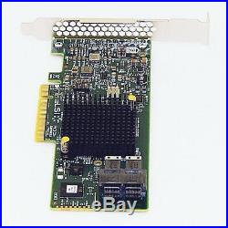 LSI Logic Controller Card 05-26106-00 MegaRAID 9341-8i Single 8Port SATA/SAS PCI Express 3.0 12Gb/s Low Profile Brown Box