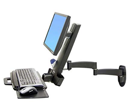 Mounting kit - Black - Adjustable height , Portrait to landscape movement , Rota