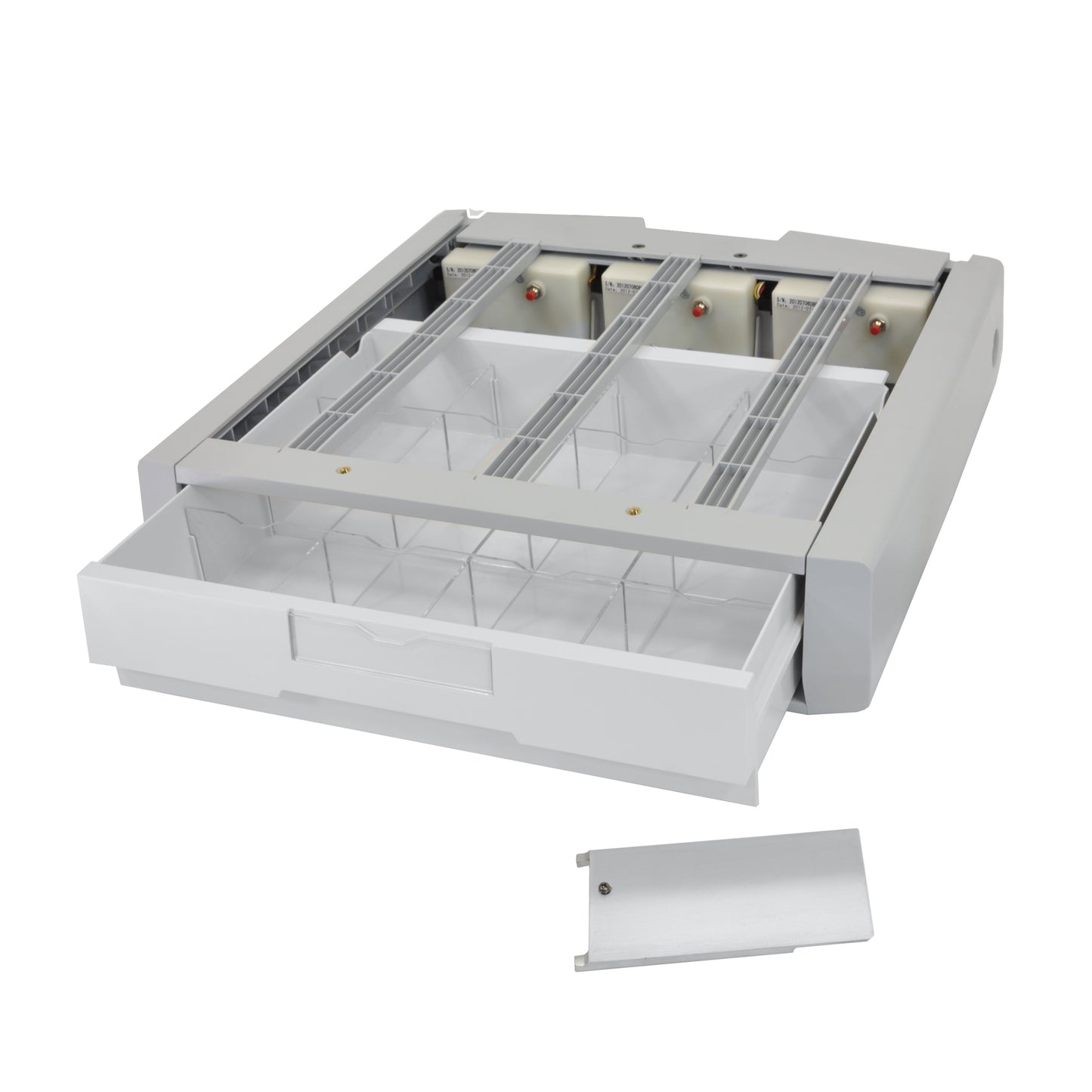 Supplemental Storage Drawer - Grey/White - Drawer compartment is easily removed