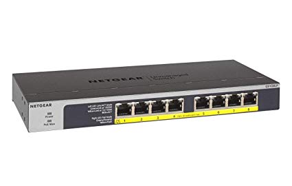 8PORT UNMANAGED GB ENET POE+