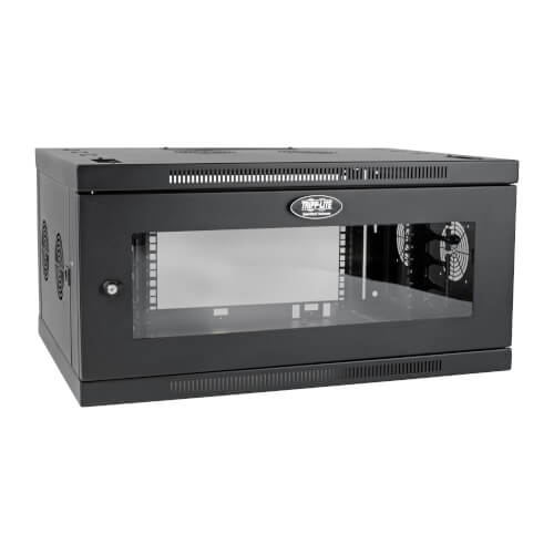 SmartRack 6U Low-Profile Switch-Depth-Plus Wall-Mount Rack Enclosure Cabinet, Wi