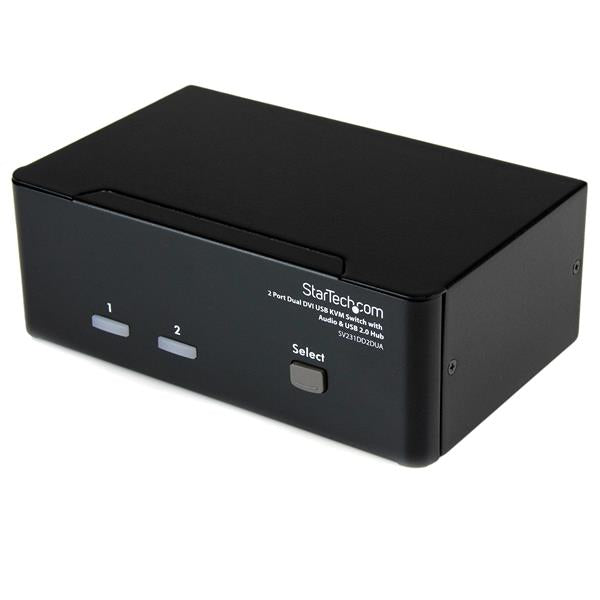 Share a keyboard, mouse and dual DVI displays/monitors between 2 multimedia comp
