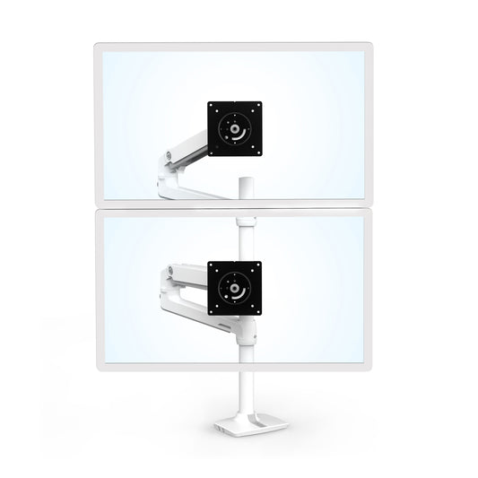 Ergotron 45-509-216 LX Dual Stacking Arm with Tall Pole (white)