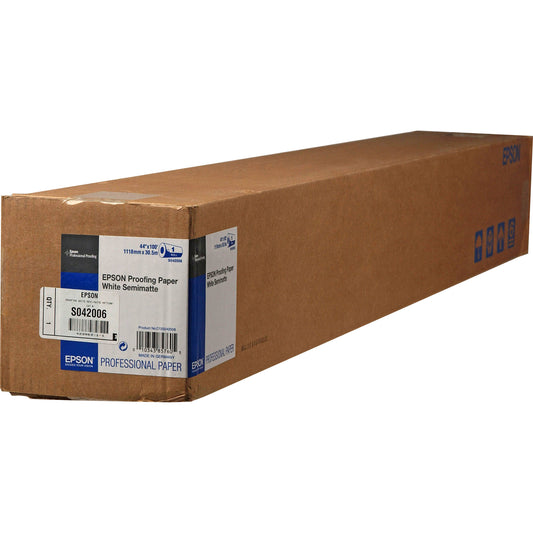 Commercial Proofing Paper -  White Semimatte for Select Epson Printers - 44in x