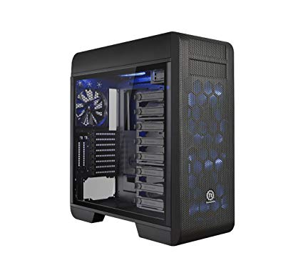 Thermaltake Case CA-1B6-00F1WN-04 Core V71 Tempered Tempered Glass Full Tower Black Retail