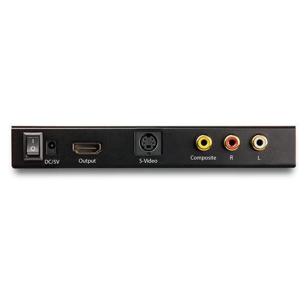 Use the converter to convert S-Video or analog composite to HDMI - Supporting re