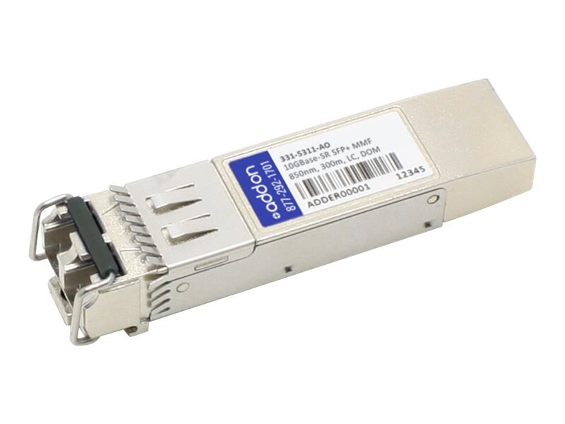 AddOn Dell 331-5311 Compatible TAA Compliant 10GBase-SR SFP+ Transceiver (MMF, 8