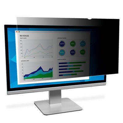 3M Privacy Filter for 19in (482 mm) Monitor, 16:10, PF190W1B - 60-Degree viewing
