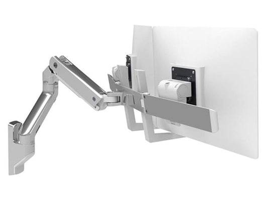 HX Wall Dual Monitor Arm (polished aluminum)