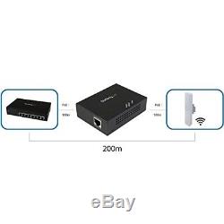 Extend your PoE connection 100m or daisy chain up to four extenders for longer d