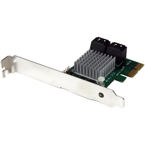 Add 4 Internal SATA III (6Gbps) ports to a computer through a PCI Express x2 slo
