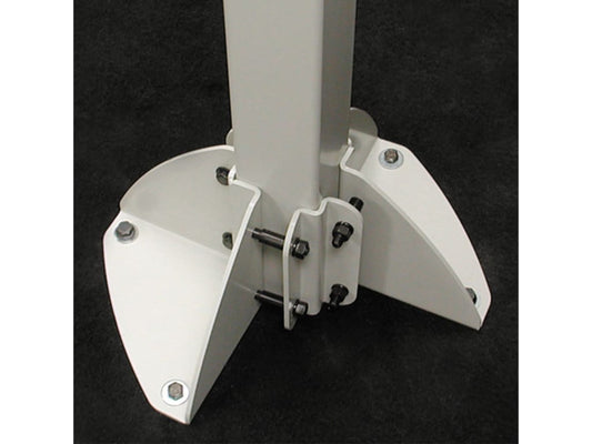 Mounting component ( mounting base ) - steel - gray