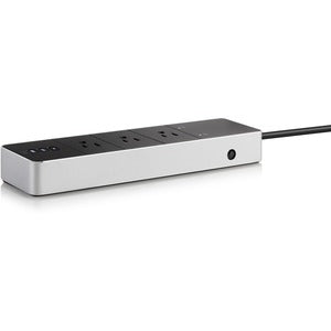 Eve Energy Strip -Connected Triple Outlet HomeKit enabled, 3 outlets, surge prot