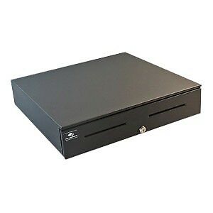 APG, S4000, HEAVY DUTY CASH DRAWER, USBPRO, BLACK, PAINTED FRONT, 18X16, 2 MEDIA SLOTS, COIN ROLL STORAGE TILL, CABLE INCLUDED