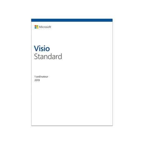 VISIO STD 2019 WIN FR MEDIALESS