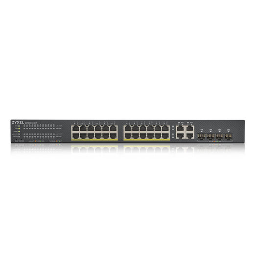 24Port Gigabit PoE HCloud Swch