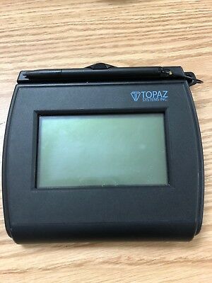 TOPAZ, SIGLITE LCD 4X3 (DUAL SERIAL/USB BACKLIT) ELECTRONIC SIGNATURE PAD, WITH SOFTWARE, 2-YEAR FACTORY WARRANTY