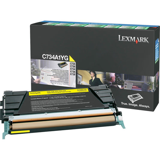 C73X/X73X YEL RETURN PGM TONER CART 6K