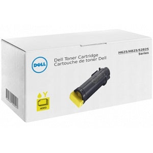 DELL H825CDW S2825CDW YELLOW TONER 4000 PG EXTRA HIGH YIELD PART 1MD5G SKU 593 B