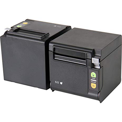 SEIKO, RP-D10 BLACK PRINTER WITH ETHERNET INTERFACE, TOP OR FRONT EXIT, 80MM PAPER WIDTH, 200MM/SEC PRINT SPEED, POWER SUPPLY WITH AC CORD
