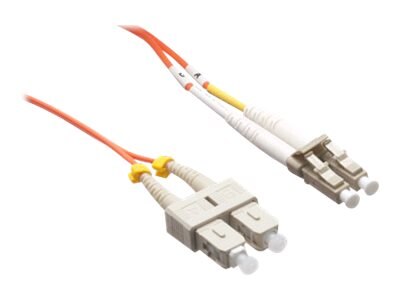 Axiom LC/SC Multimode Duplex OM2 50/125 Fiber Optic Cable 90m
