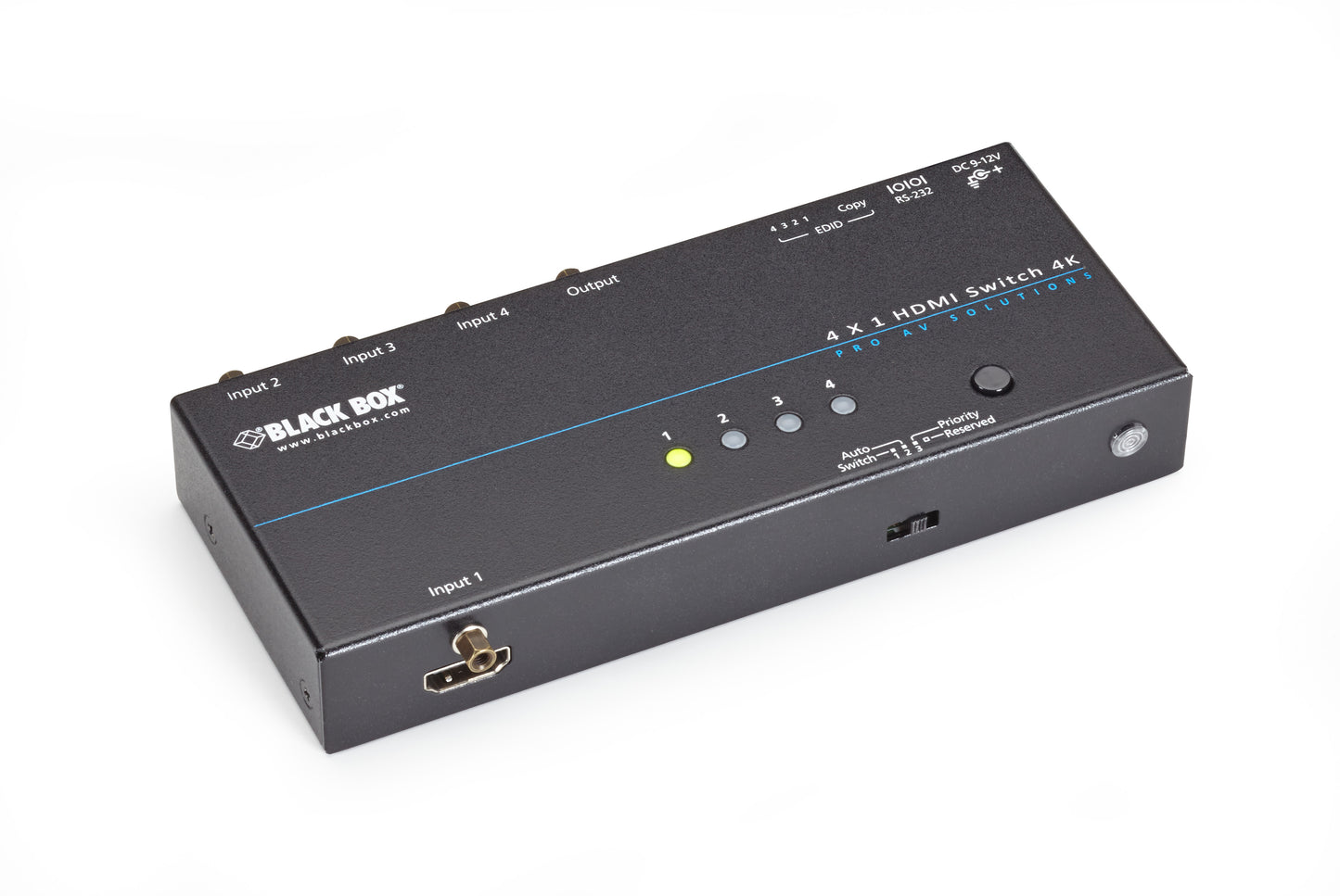 4K HDMI SWITCH   4 1 VSW-HDMI4X1-4K