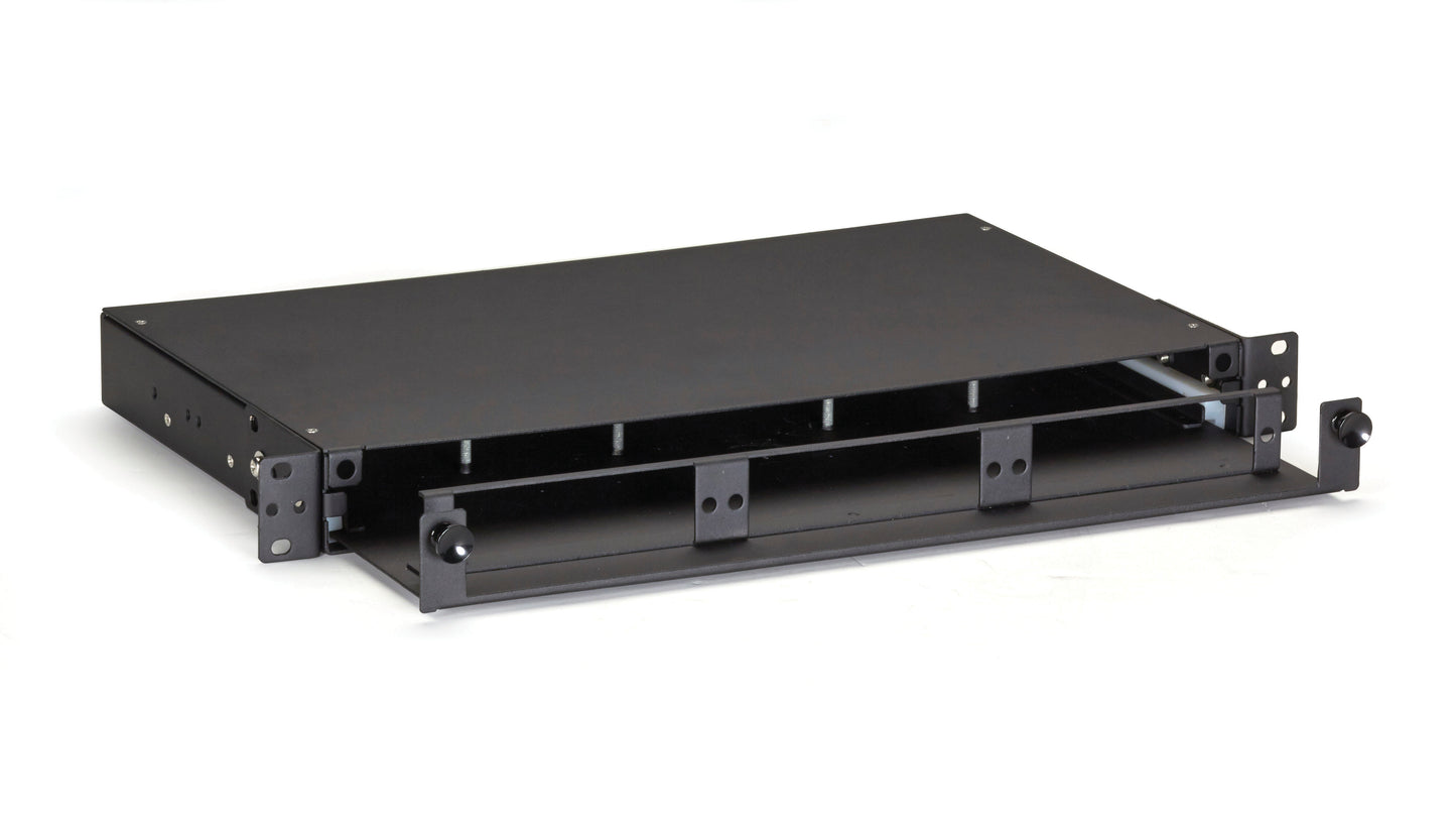 Rackmount Fiber Shelf with Pull-Out Tray - 1U