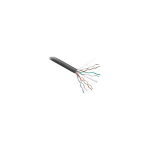 Axiom CAT5e 24AWG 4-Pair Solid 350MHz Plenum Bulk Cable Spool 1000FT (Gray)