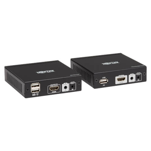 HDMI HDBaseT KVM Console Extender over Cat6 - 2 USB Ports, IR, 4K @ 30 Hz (130 f