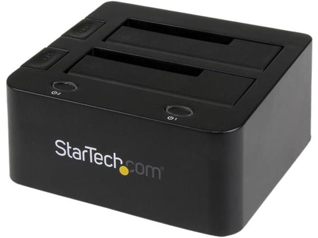 Dual-Bay Hard Drive Dock for 2.5/3.5 SATA and IDE Drives; SATA III and IDE (40 p