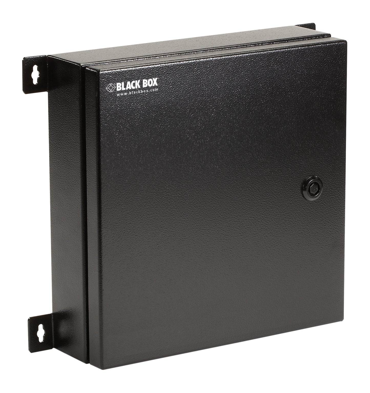 Rated Fiber Optic Wallmount Enclosure, 2 Adapter Panels