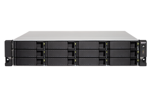 QNAP Network Attached Storage TS-1273U-RP-64G-US 12bay AMD RX-421ND 2.1GHz 16GB DDR4 SATA Retail