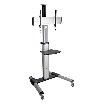 Mobile TV Floor Stand Cart Height-Adjustable LCD 32-70in. Display