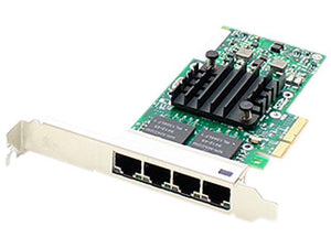 AddOn HP 629135-B21 Comparable 10/100/1000Mbs Quad Open RJ-45 Port 100m PCIe x4
