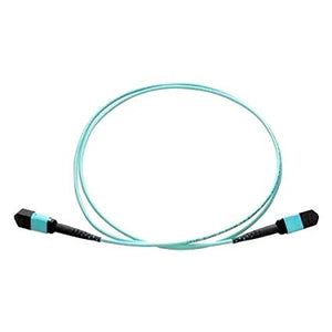 Axiom MPO Female to MPO Female Multimode OM3 50/125 Fiber Optic Cable - 25m