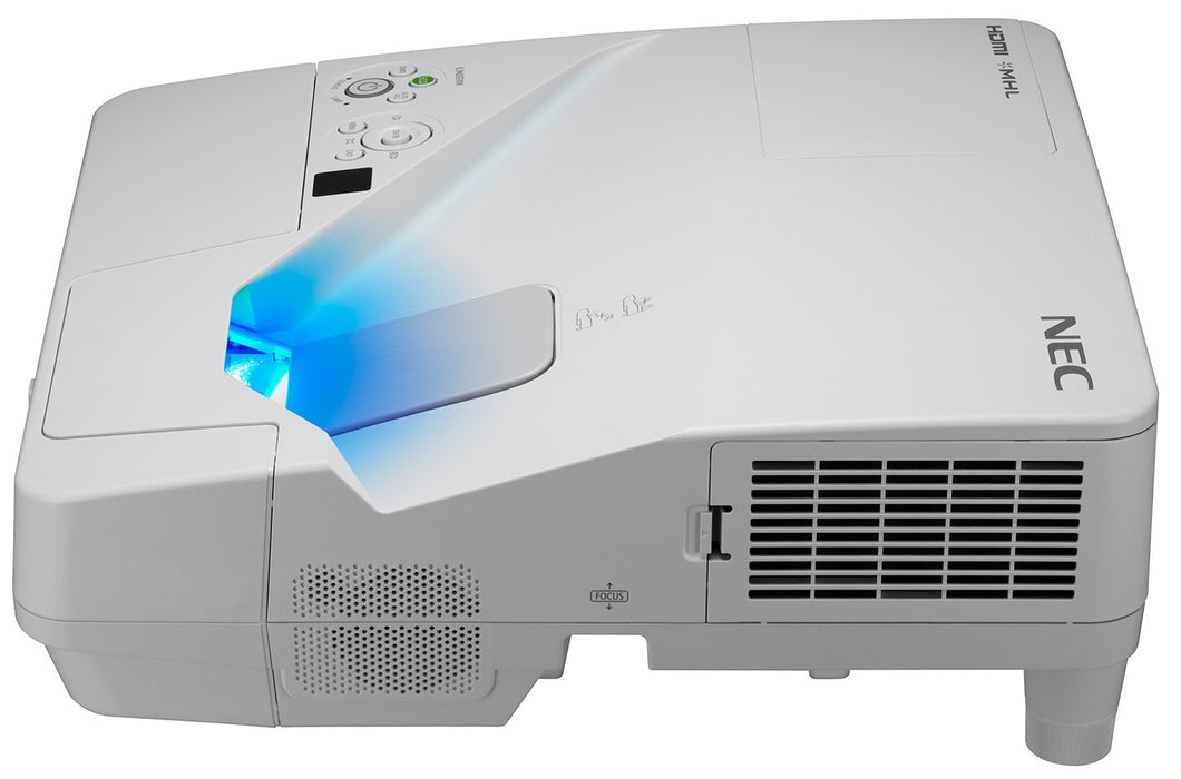 WXGA, LCD, 3500 Lumen Ultra Short Throw Projector w/20W speaker, Closed Captioni